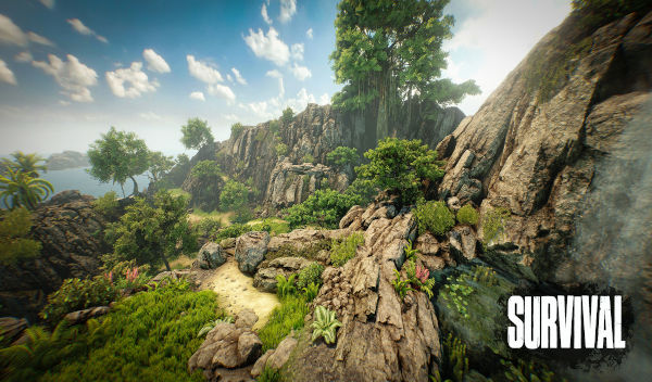Survival VR escape room set in a tropical jungle.