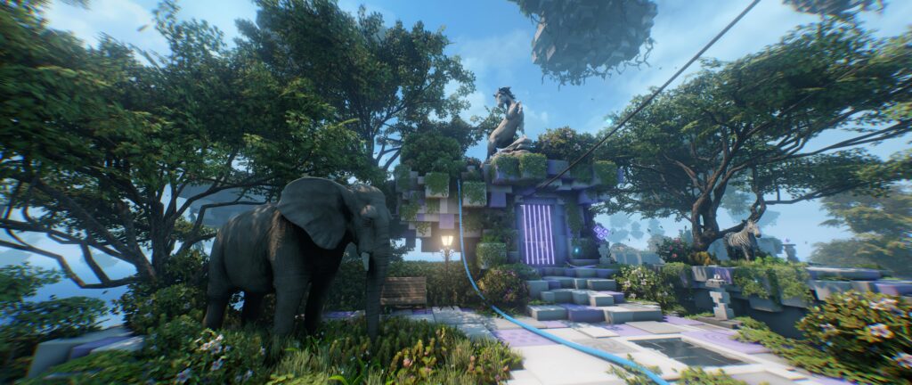 Jungle Quest screen shot from Arvi games. A virtual reality escape room. The variety in experiences is what makes VR such a great activity with teens. 